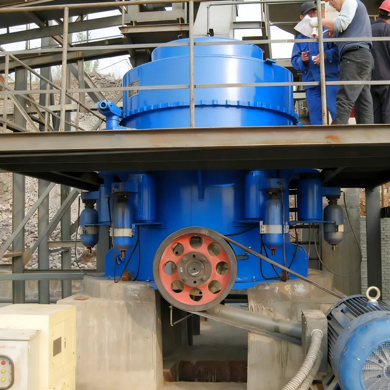 Многоцилиндровая гидравлическая конусная дробилка PYGB (1)